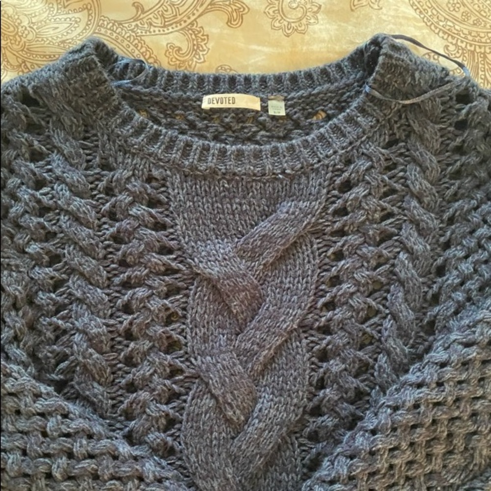Blue Knitted Sweater 💙 - Picture 2 of 2